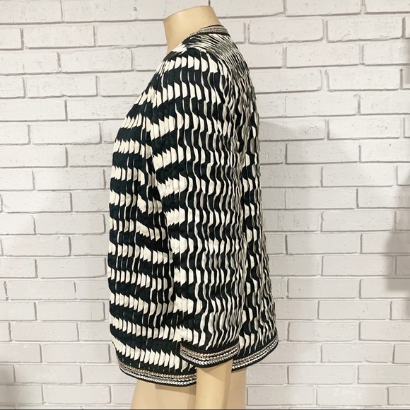 Chico’s Travelers Pleated Open Front Blazer - Picture 5 of 11